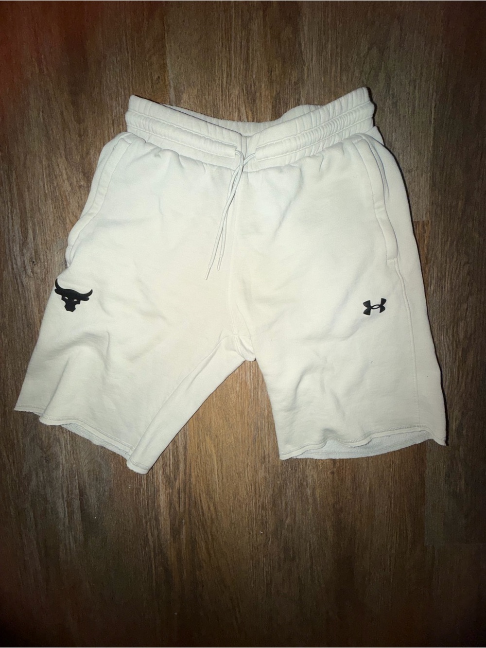 Under Armour x Project Rock Cream Men's Athletic Shorts